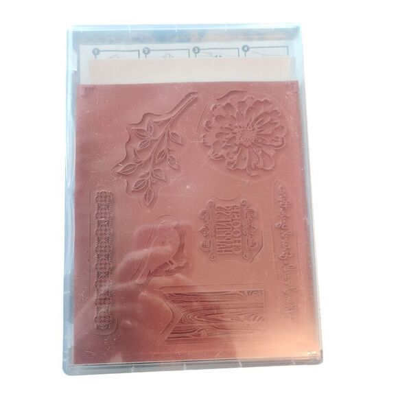 Stampin' Up! CHOOSE HAPPINESS Stamp Set of 7 134198 Bird Floral Friend - Picture 5 of 5